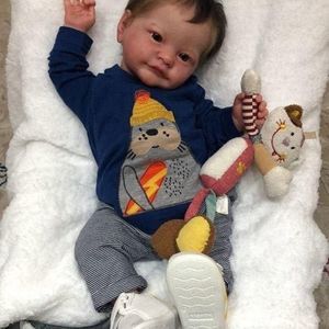 Reborn Baby Doll Boy Tobiah That Look Real Soft Weighted 19 Inches